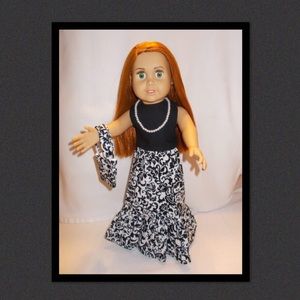 Doll outfit with purse! Beautiful Quality! 18"